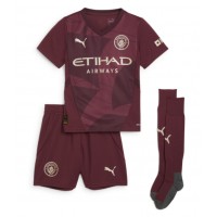 Camiseta Manchester City Bernardo Silva #20 Tercera Equipación Replica 2024-25 para niños mangas cortas (+ Pantalones cortos)